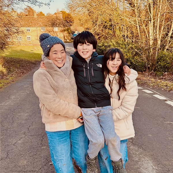 Mandy, David and Mae Simpson